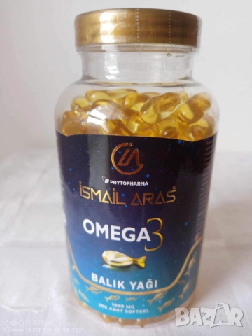 Исмаил Арас Ismail Omega/Омега 3 1000 mg. рибено масло 200 бр.