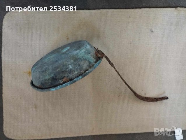 Стар бакърен тиган, снимка 6 - Колекции - 43554945