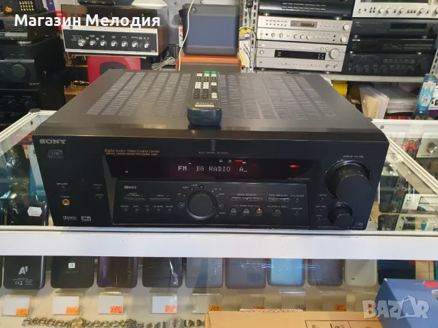Ресийвър SONY STR-DE875 Две по 100 вата. Има оригинално дистанционно., снимка 2 - Ресийвъри, усилватели, смесителни пултове - 48504697
