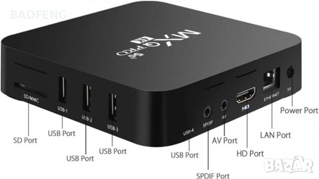 **█▬█ █ ▀█▀ Нови 4K Android TV Box 8GB 128GB MXQ PRO Android TV 11 / 9 , wifi play store, netflix 5G, снимка 15 - Приемници и антени - 39361525