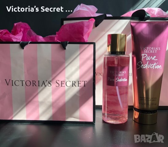 Victoria’s Secret подаръчен комплект, парфюмен лосион и спрей, снимка 2 - Дамски парфюми - 38629745
