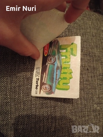 Здравейте продавам ретро стикери с коли от дъвки турбо от 1989 , снимка 4 - Антикварни и старинни предмети - 53597886