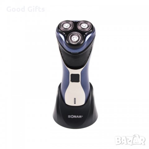 4D Електрическа самобръсначка Sonar SN-321 с вграден тример, снимка 2 - Електрически самобръсначки - 34706928