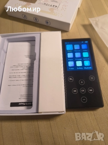 Bluetooth MP3 плейър 64GB Gueray видео, електронна книга, TF карта модел M364GB, снимка 2 - MP3 и MP4 плеъри - 51743825