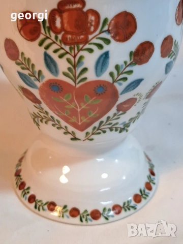 немска порцеланова чаша Kurt Hammer 33/2, снимка 3 - Чаши - 53430475