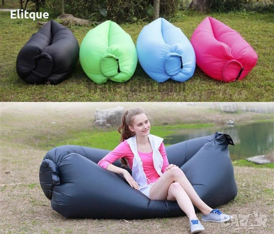 Самонадуващо се легло Lazy Bag – подходящо за планина и море 🌞