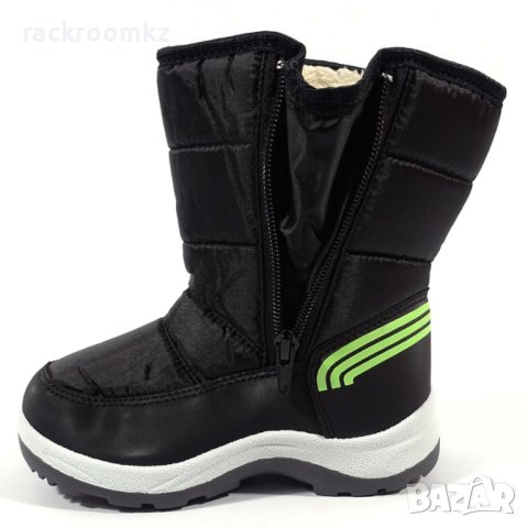 Апрески за деца здрав не промокаем модел в черно и зелено, снимка 4 - Детски боти и ботуши - 43324022