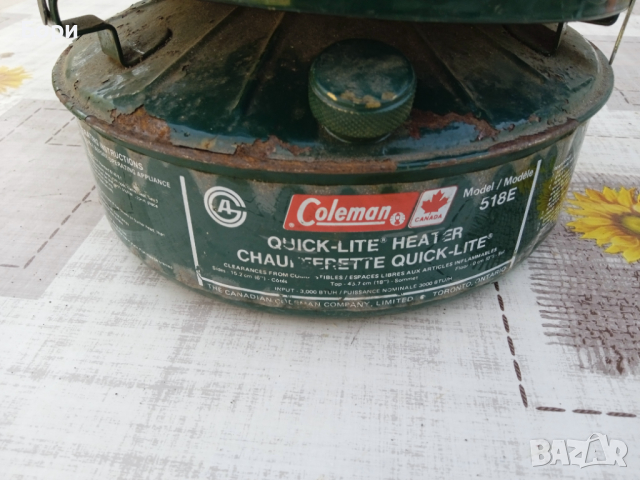 Coleman 518 Канадска газова печка/котлон 1973г, снимка 3 - Газови котлони - 36561963