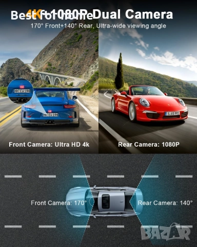 Даш камера Discovery  K20S Pro. двойна, снимка 3 - Аксесоари и консумативи - 52901822