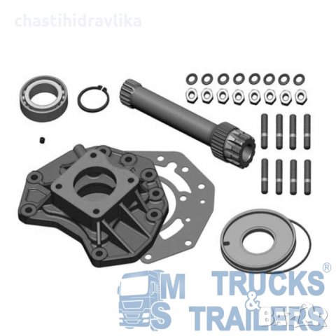 Входящ вал за скоростна кутия MERCEDES 249мм - HYVA, снимка 2 - Части - 26373207