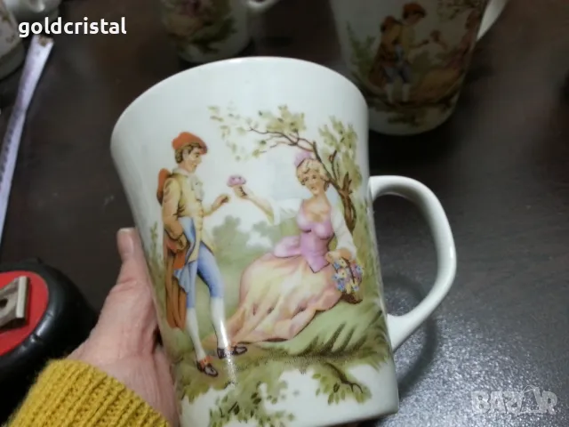 Полски порцелан големи чаши за чай, снимка 7 - Антикварни и старинни предмети - 38642370