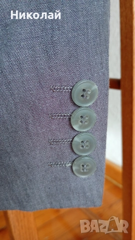 Мъжки костюм 100% лен + подарък, снимка 7 - Костюми - 53604922