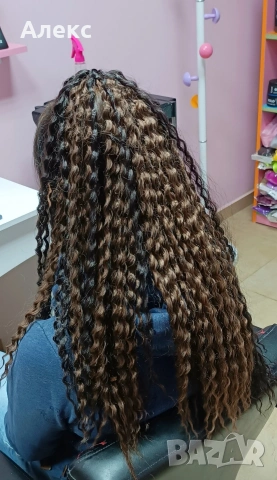 Синтетични опашки термоустойчиви до 180 градуса, снимка 5 - Аксесоари за коса - 53117521