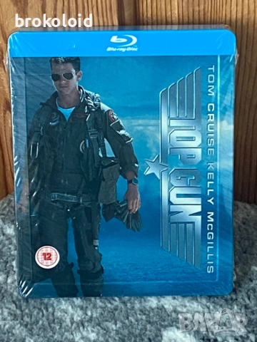Top Gun Steelbook Blu Ray блу рей рядко издание