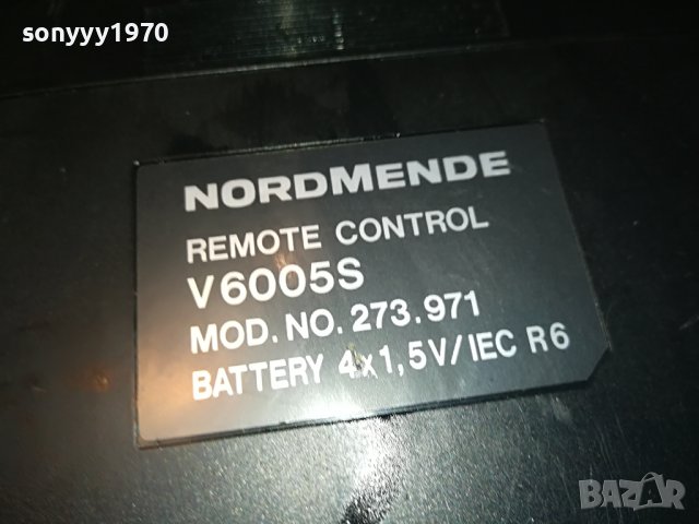 NORDMENDE BIG REMOTE 1009221913, снимка 16 - Дистанционни - 37961427