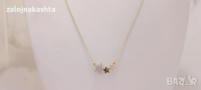 Ново Златно колие-2,03гр/14кр, снимка 3 - Колиета, медальони, синджири - 51330101