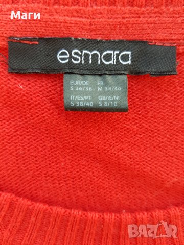 Дамски Коледен пуловер S-M, снимка 2 - Блузи с дълъг ръкав и пуловери - 43476682