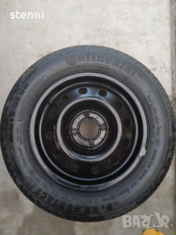 Метална джанта 14 цола с нова гума за Рено, Нисан, Опел, снимка 1 - Гуми и джанти - 38577025
