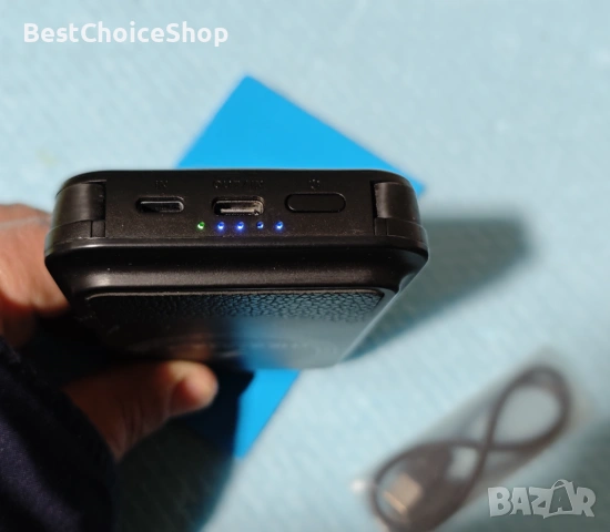Магнитна външна батерия с 2 кабела, 5 в 1, 20000mAh, снимка 10 - Външни батерии - 53149272