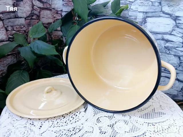 Нови емайлирани тенджери , снимка 5 - Съдове за готвене - 49594447