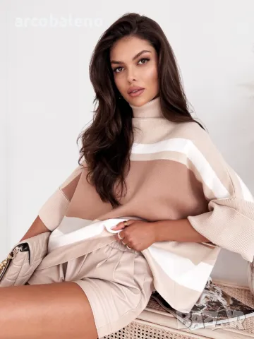 ZEPHYR oversize дамски пуловер, 5цвята , снимка 15 - Блузи с дълъг ръкав и пуловери - 47383475