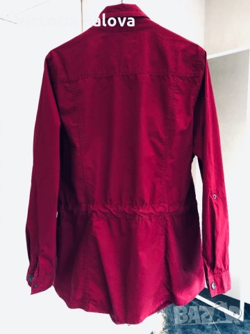 Леко яке GINA LAURA,цвят малина, снимка 5 - Якета - 28032462