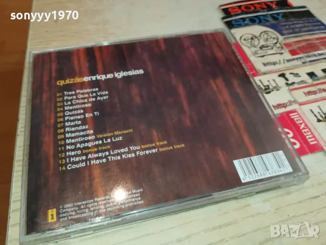 ENRIQUE IGLESIAS CD 1105251830, снимка 4 - CD дискове - 50244083