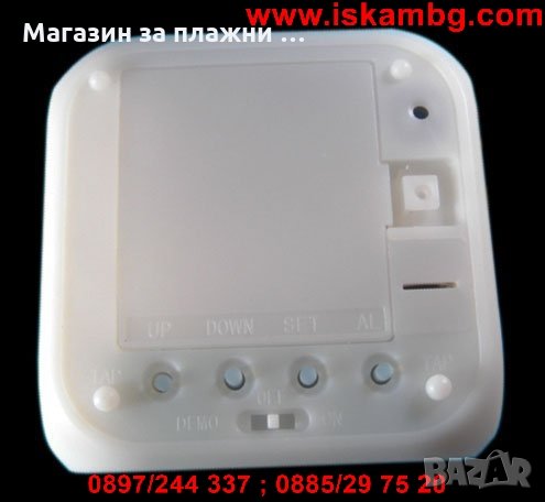 Антистрес LED часовник кубче - 7 цвята, снимка 6 - Други стоки за дома - 28508384