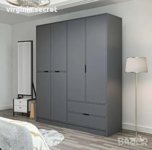 Гардвроби 4 врати, снимка 5 - Гардероби - 49860926