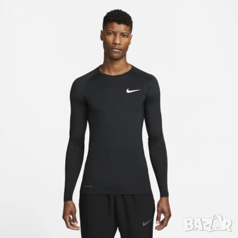 Nike PRO Dri-FIT - страхотна мъжка блуза КАТО НОВА Л, снимка 2 - Блузи - 51221401