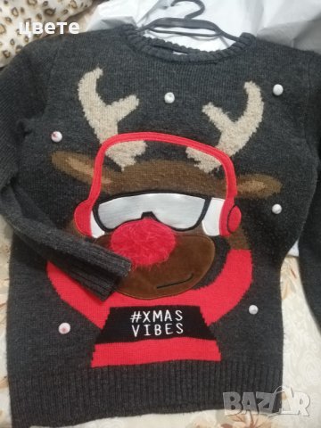 Коледна блузка за момче , снимка 3 - Детски пуловери и жилетки - 43822964