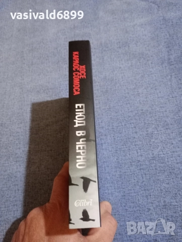 Хосе Карлос Сомоса - Етюд в черно , снимка 2 - Художествена литература - 51461345