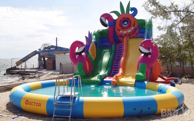 Надуваеми водни пързалки и басейни/ Inflatable water slides and pools, снимка 4 - Басейни и аксесоари - 39624522
