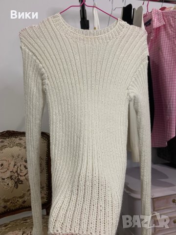 Ръчно плетен пуловер , снимка 4 - Блузи с дълъг ръкав и пуловери - 43477119