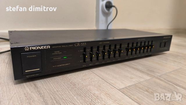 PIONEER GR 333 Стерео графичен еквалайзер 7 ленти Винтидж 1989, снимка 5 - Еквалайзери - 52927586