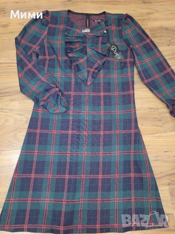 Зелена коледна рокля Lucy, снимка 5 - Рокли - 52670073