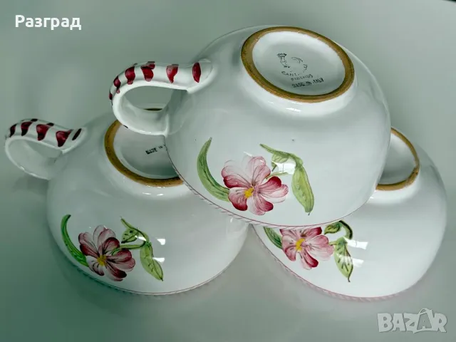 Италиански керамични чаши тип купа, снимка 3 - Прибори за хранене, готвене и сервиране - 49079476