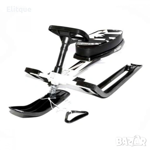 Зимна шейна с кормило, предни и задни ски и метална спирачка Mustang, снимка 5 - Други стоки за дома - 53040060