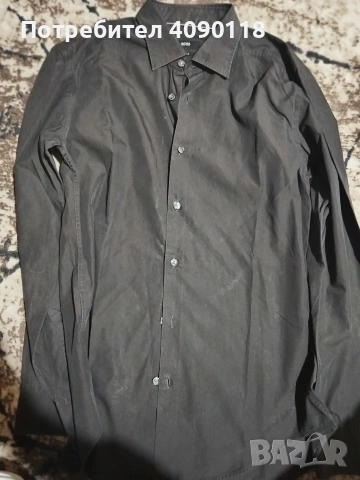 Hugo boss - блуза с яка и риза, снимка 3 - Блузи - 53571372