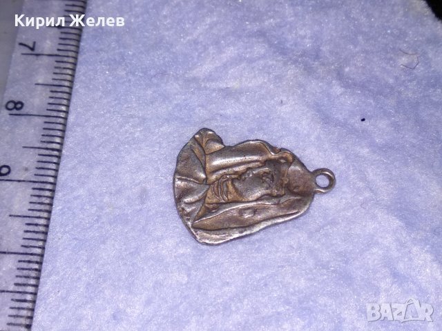 СТАРА СРЕБЪРНА КАТОЛИЧЕСКА ИКОНКА МАЙСТОРСКА ХУДОЖЕСТВЕНА ИЗРАБОТКА 25158, снимка 10 - Антикварни и старинни предмети - 39307816