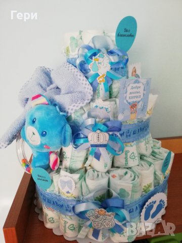 Торти от памперси pampers premium care 2, снимка 5 - Пелени, памперси - 38083985