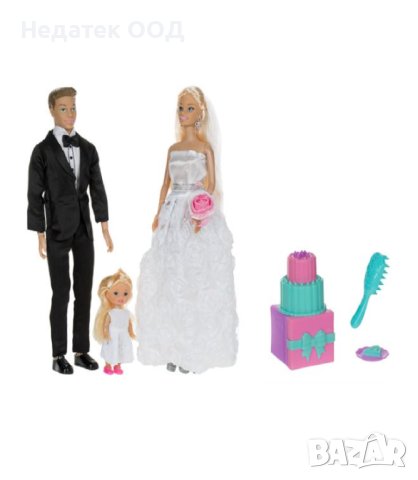 Детска кукла Барби, Кен и тяхното дете, аксесоари, снимка 2 - Кукли - 43955592