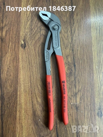 Нови раздвижени клещи Wurth Cobra Germany 300 мм, снимка 2 - Клещи - 52547548