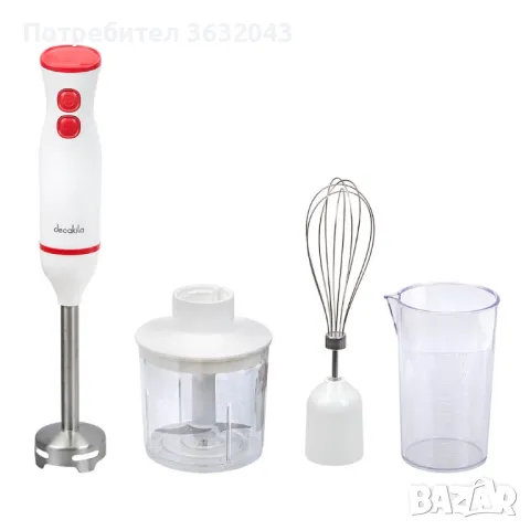 Блендер DECAKILA, 4 в 1, 250 W

, снимка 2 - Кухненски роботи - 47456304