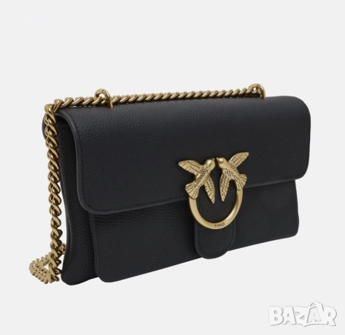 Оригинална чанта Pinko Leather Shoulder Bag