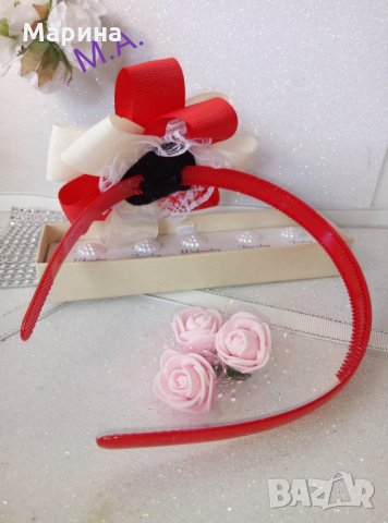 ''Принцеса Аврора'' красива панделка за коса., снимка 3 - Шноли, диадеми, ленти - 28941788
