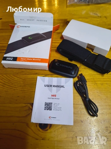 Оптичен сензор за фитнес на открито Coospo h9z, пулсомер за гърди, Bluetooth 5.0 ANT IP67,, снимка 3 - Други - 53173475
