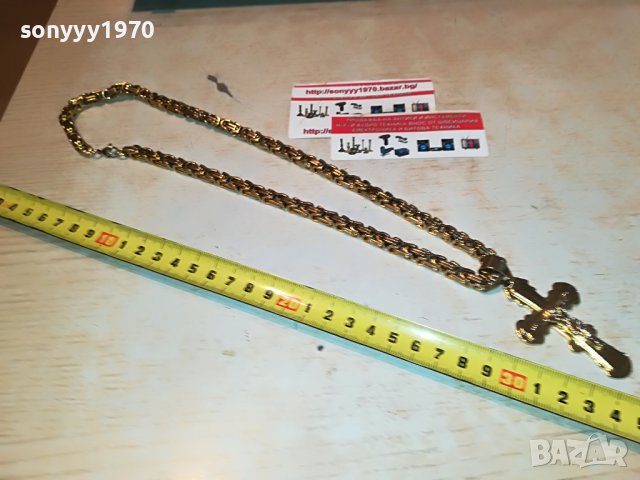 ГОТИН ПОЗЛАТЕН ЛАНЕЦ ЗА ВРАТА 3108221010, снимка 9 - Колекции - 37853104
