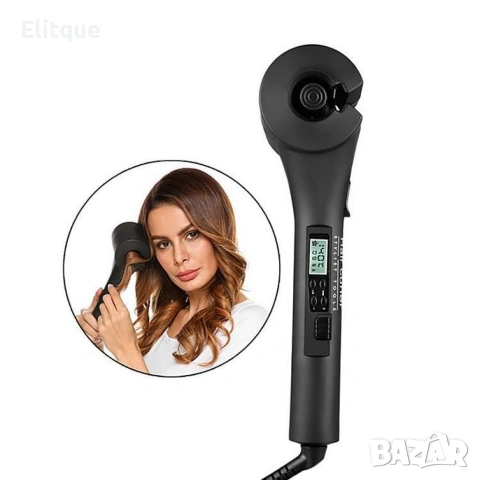 ✨ Високотехнологична керамична преса за къдрене на коса с LED дисплей – черна ✨, снимка 14 - Други - 53251536