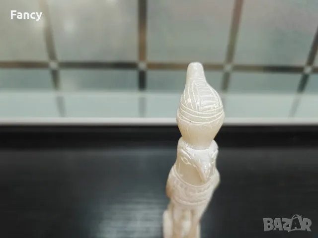 Каменна статуетка Египетски бог, снимка 4 - Колекции - 47669613